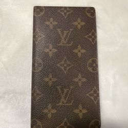 Louis Vuitton Monogram Long Wallet / Checkbook Wallet Authentic