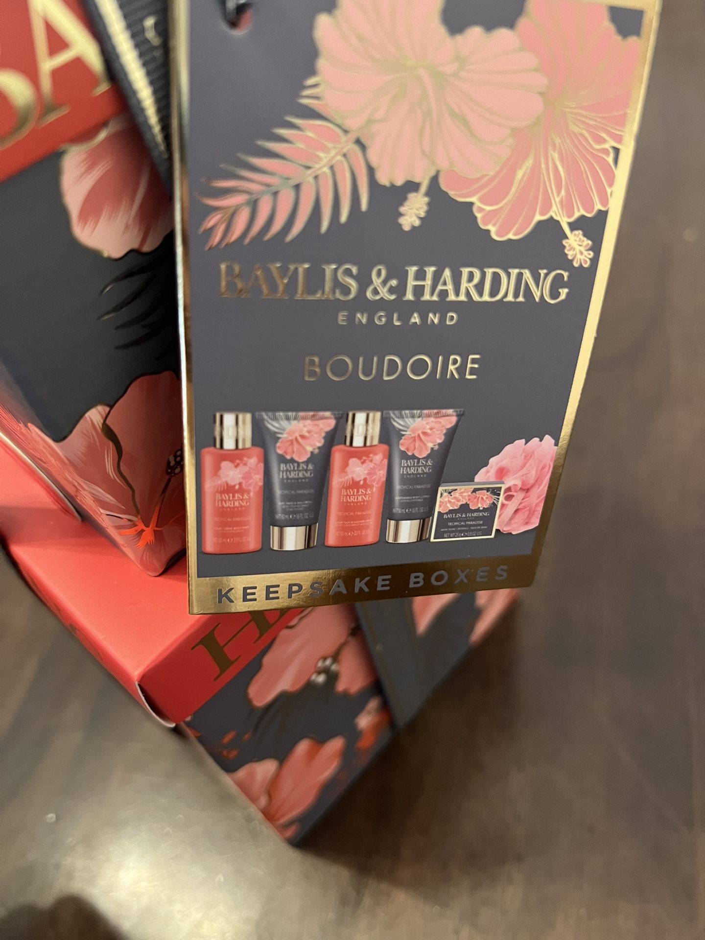 Baylis And Harding England Boudoire Keepsake Boxes
