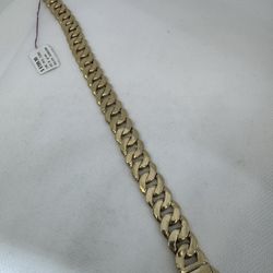10kt , Mans Cuban Bracelet 69.8g 😮‍💨