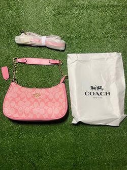 Coach Signature Mini Shoulder Bag Pink