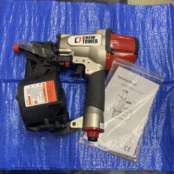 Siding Nail Gun CN565B, 15 Gauge 1-1/4-Inch to 2-1/2-Inch Pneumatic Coil Siding Nailer for Siding Sheathing Fencing Roof Decking