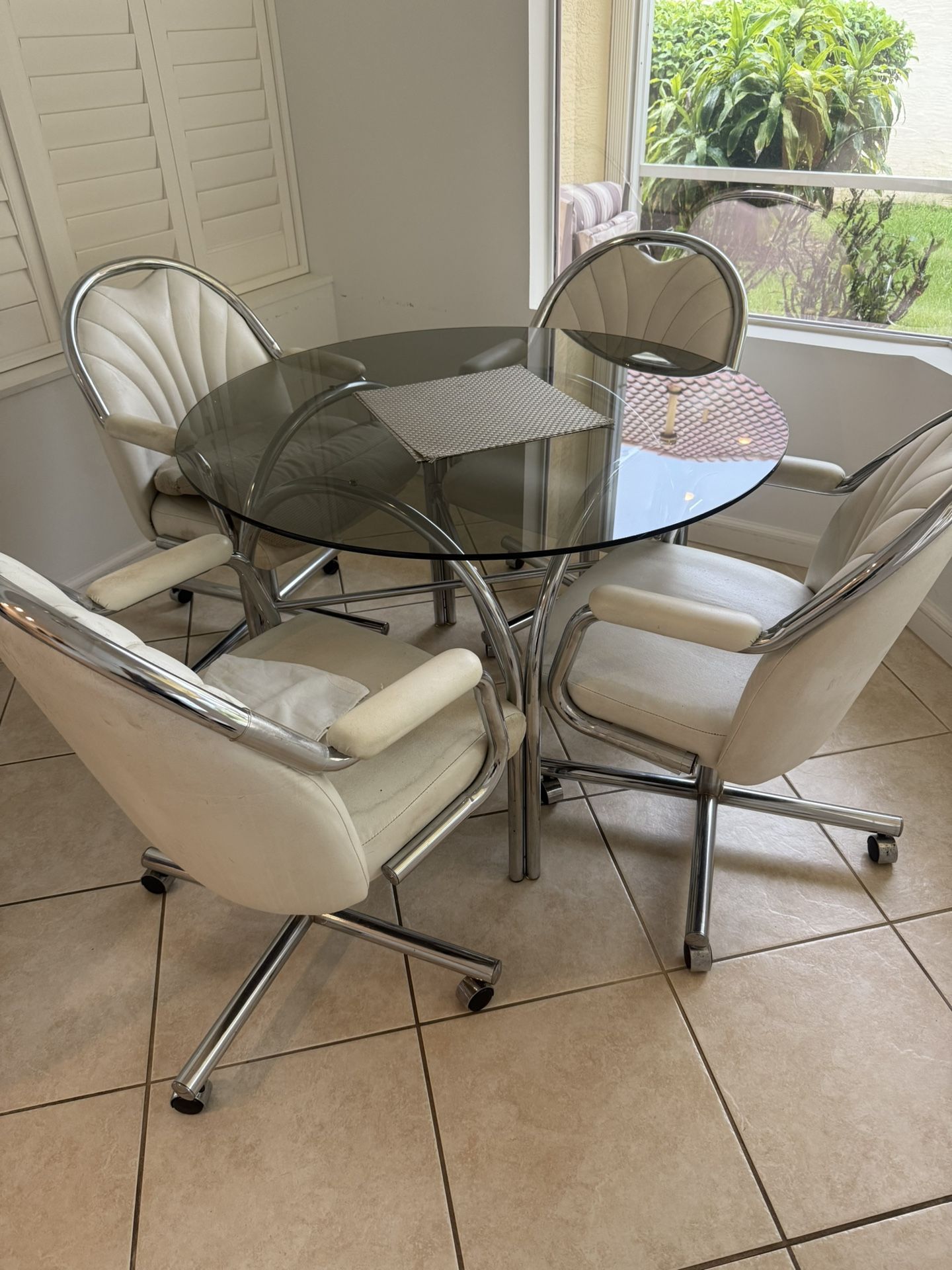 Glass Top Kitchen Table