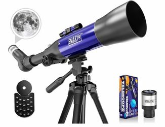 Telescope for Adults, 70x500mm AZ Astronomical Refractor Interstellar Telesocpe for Beginners Adults