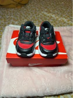 Nike Air Unisex Baby/Toddler Sneakers US 4C Black/Red/White CD6893-600