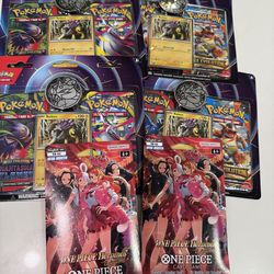 Pokemon mega evolution /PF and one piece bundle