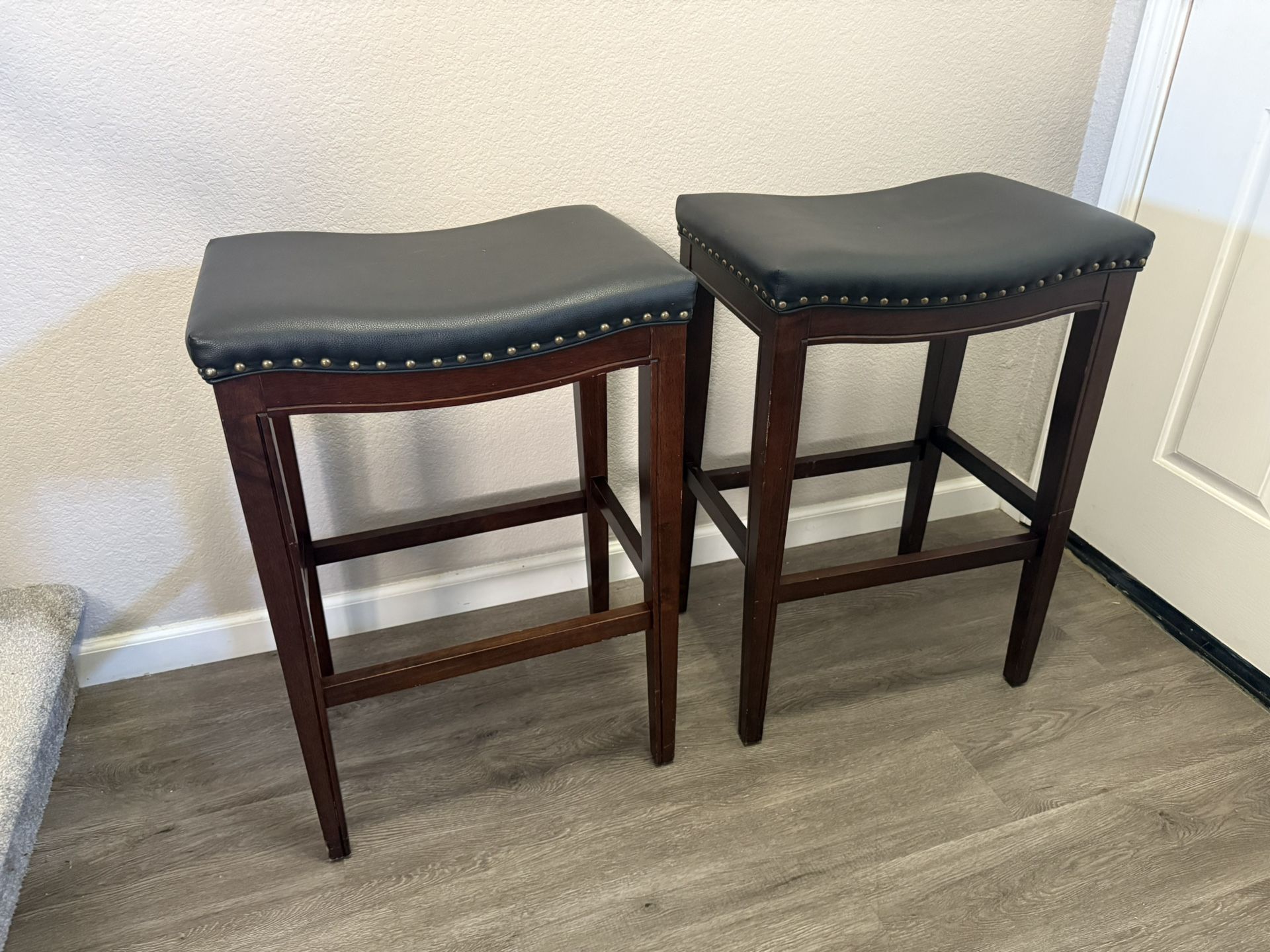 2 Bar Stools 29.5”T x 14.5”D x 20”W