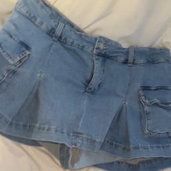 Jean Skirt 
