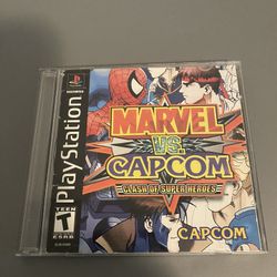 Marvel Vs Capcom Clash Of Super Heroes  Ps1 Games