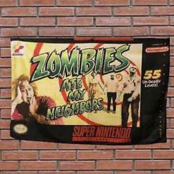 Super Nintendo “Ghosts N Goblins” Tapestry 40x60