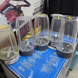 (5) Nutribullet 600w 900w Pro Blender Cups Blade 