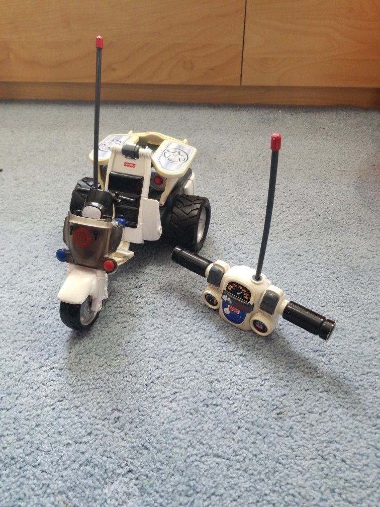 2003 Fisher price remote control Police motorcycle