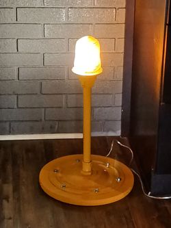 Real Taxiway lights converted to table lamps