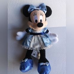 Minnie Mouse 10" Plush Disneyland 60th Anniversary Diamond Celebration