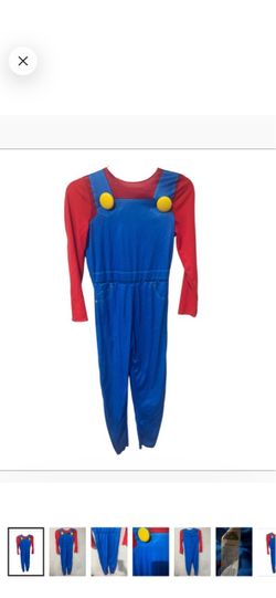 Super Mario Brothers kids Halloween jumpsuit costume size large