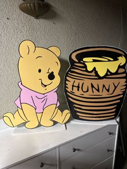 Winnie the Pooh stands