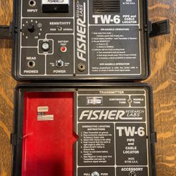 Fisher TW-6 Pipe And Cable Locator 