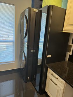 Gas/ Washer And Dryer And  AirDresser Clothing Care System with Steam Refresh in Crystal Mirror Finish