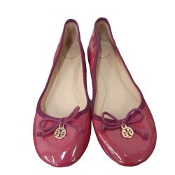 TORY BURCH Patent Leather Ballet Flats Size: 9