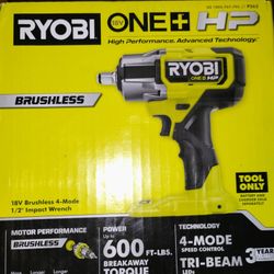 Ryobi Brushless Impact Wrench 18v