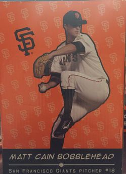 SF Giants Matt Cain Bobblehead