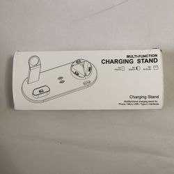 6 In 1 Multi-Function Qi Standard Wireless Charging Stand for Apple/Android