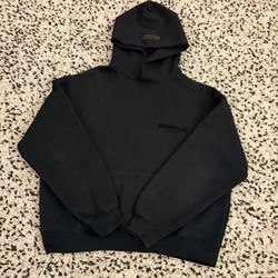 Essentials Hoodie Jet Black