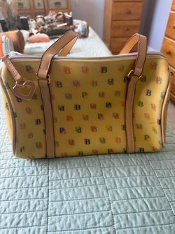 Dooney & Bourke Monogram Satchel Handbag