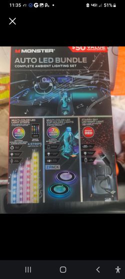 Monster Auto LED Bundle - Ambient Lighting Set