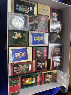 Lot of Vintage Hallmark Keepsake Christmas Ornaments 