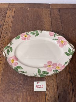 Franciscana Desert Rose VINTAGE platter 14 inch 1949 through 1953