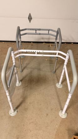 Toilet support rails for seniors