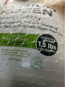 Frozen turkey