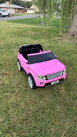 Pink Land Rover Electric Kids Car 