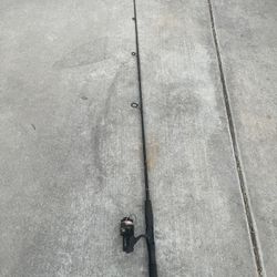 Vintage Kunnan Graphite Competitor 7’ Fishing Rod W/ Ryobi Reel