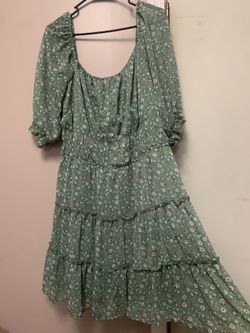 Plus Size Floral Dress