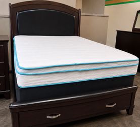 Queen Bed with FREE Mattress & Box Spring – $375