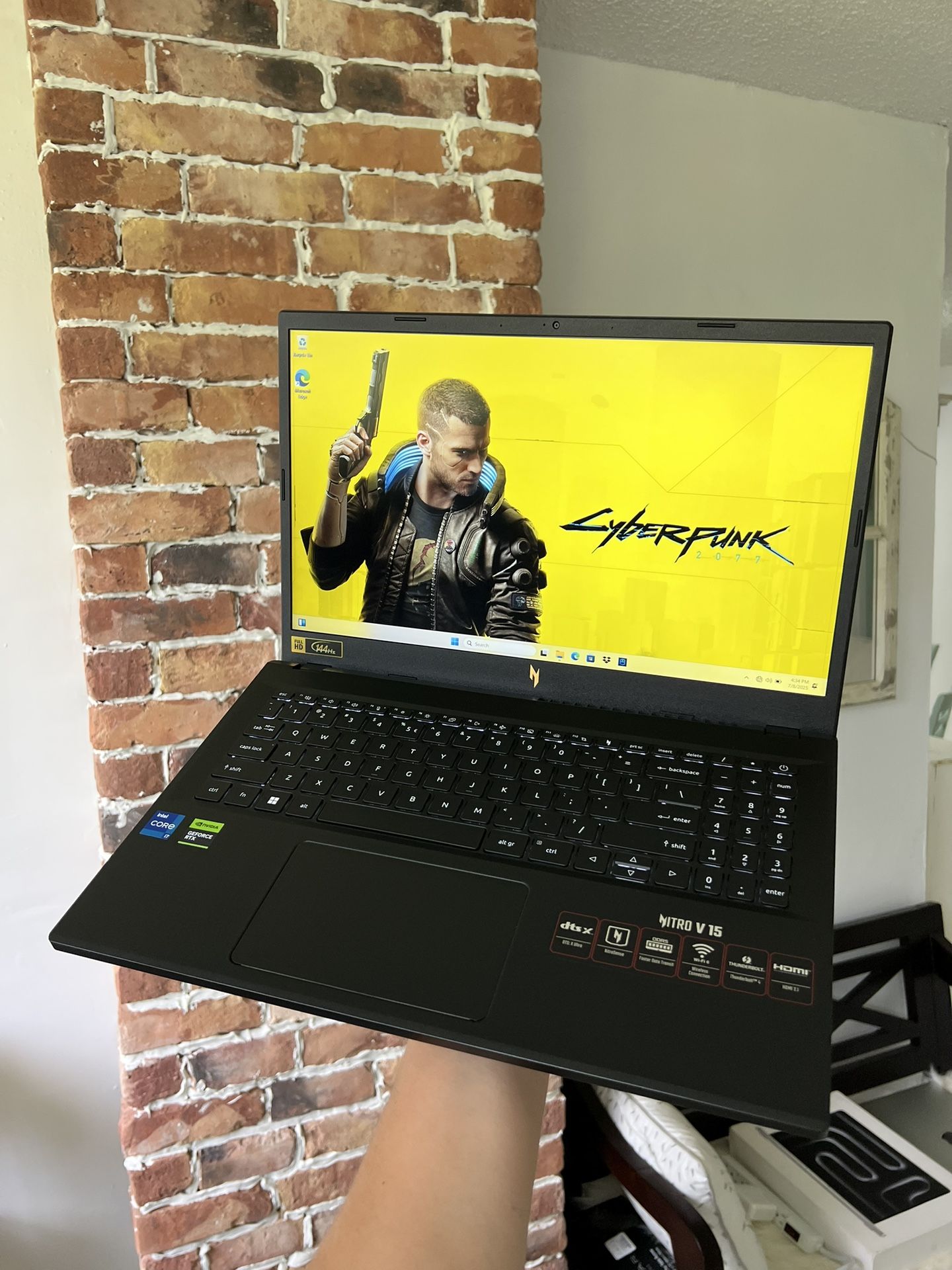 Nvidia Rtx 4060 + Intel Core i7-13620H • Acer Nitro 15 Gaming Laptop • SSD 2TB + SSD 512GB • Ram 16GB