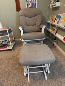 Adele 0367 Glider Multiposition-Lock Recline with Ottoman