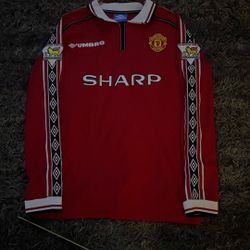 1999 Manchester United Jersey Beckham #7