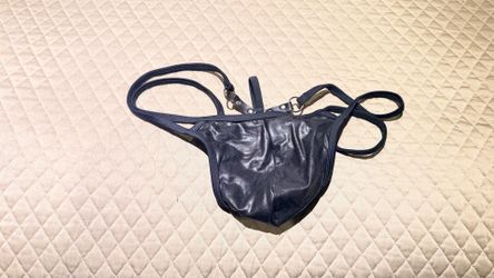 Pistol Pete Men’s Black Harness Thong – Size Large