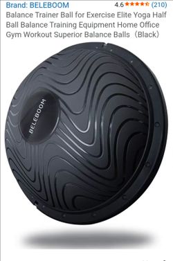 Beleboom Balance Ball - Name Brand Excellent Quality - selling just the dome handles• exercise equipment, balance ball, balancing gear, yoga, weight r