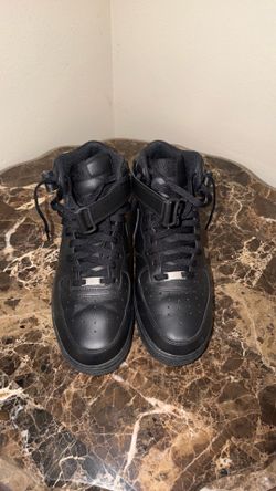 Nike Air Force 1 Mid '07 'Triple Black' Men Shoe Size 12.5 CW2289-001