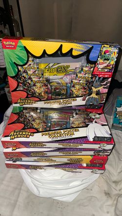 Ascended Hero Premium Poster Collection, Mega Lucario And Mega Gardevior