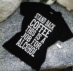 New black graphic tee