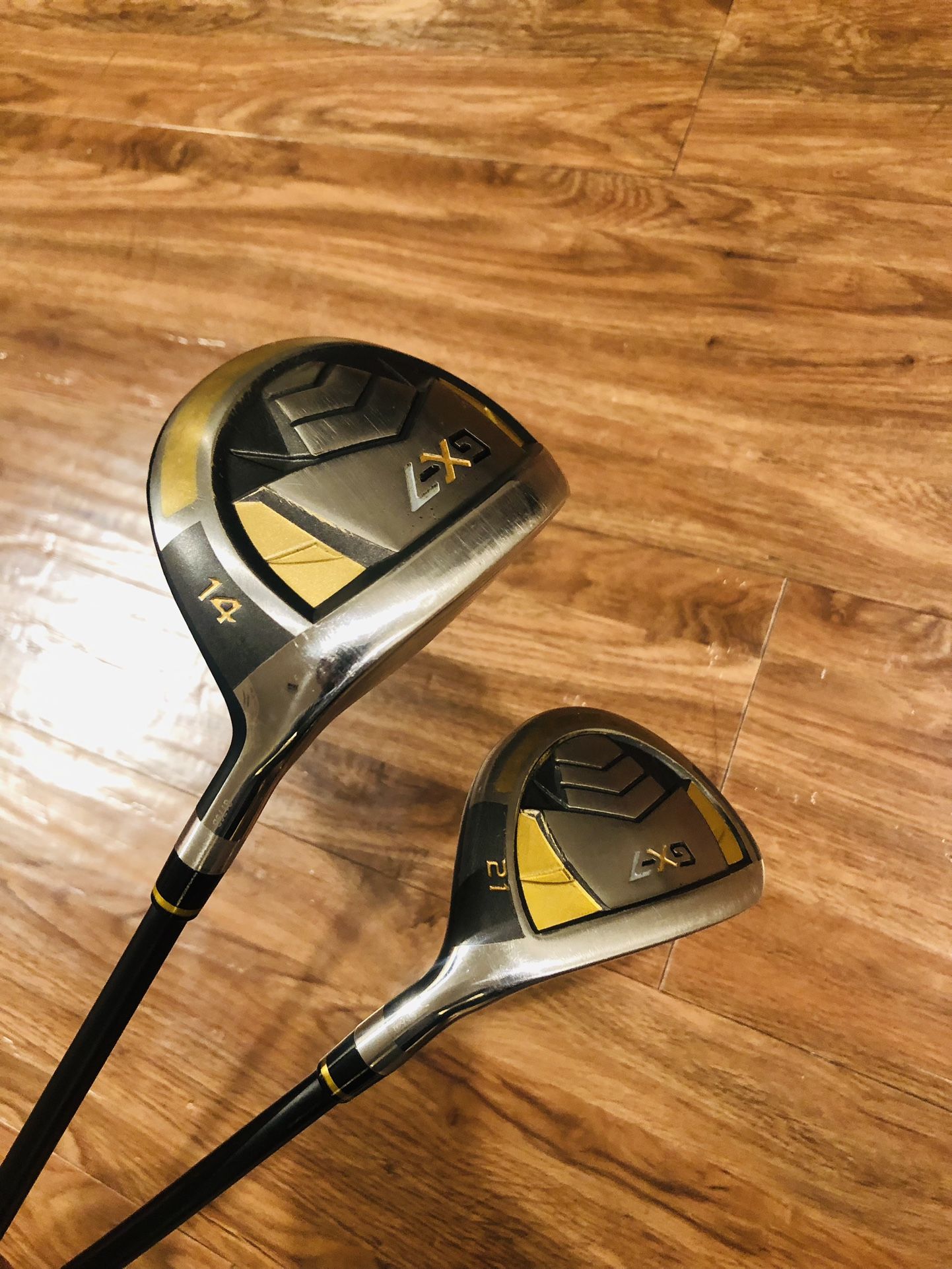 GX-7 Driver 14°, Senior-Flex, Graphite 45g Shaft and 21° Hybrid RH