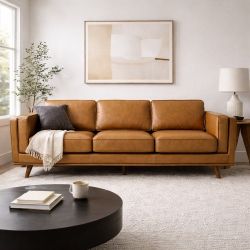 GENUINE LEATHER SOFA 