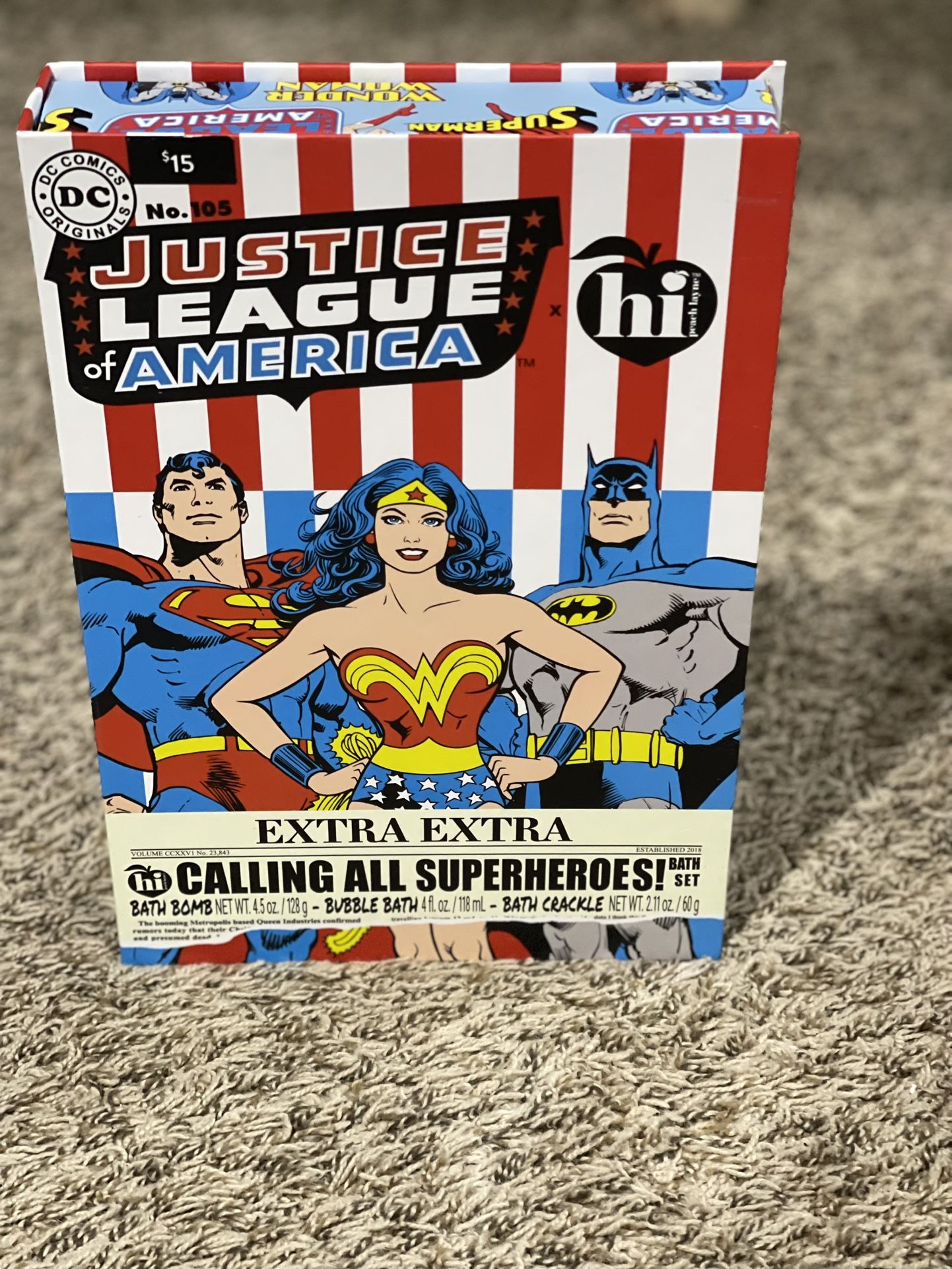 Justice League of America Bath Set