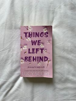 Lucy Score Things We Left Behind Paperback Book