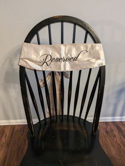 Wedding sign, champagne reserved chair sashes,champagne colored items