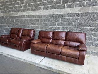 Leather Couch Set!